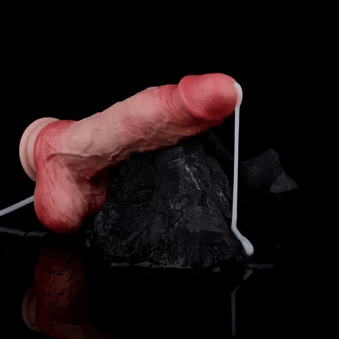 Robin : 7.9" x 1.9" Meaty Silicone Realistic Squirt Dildo