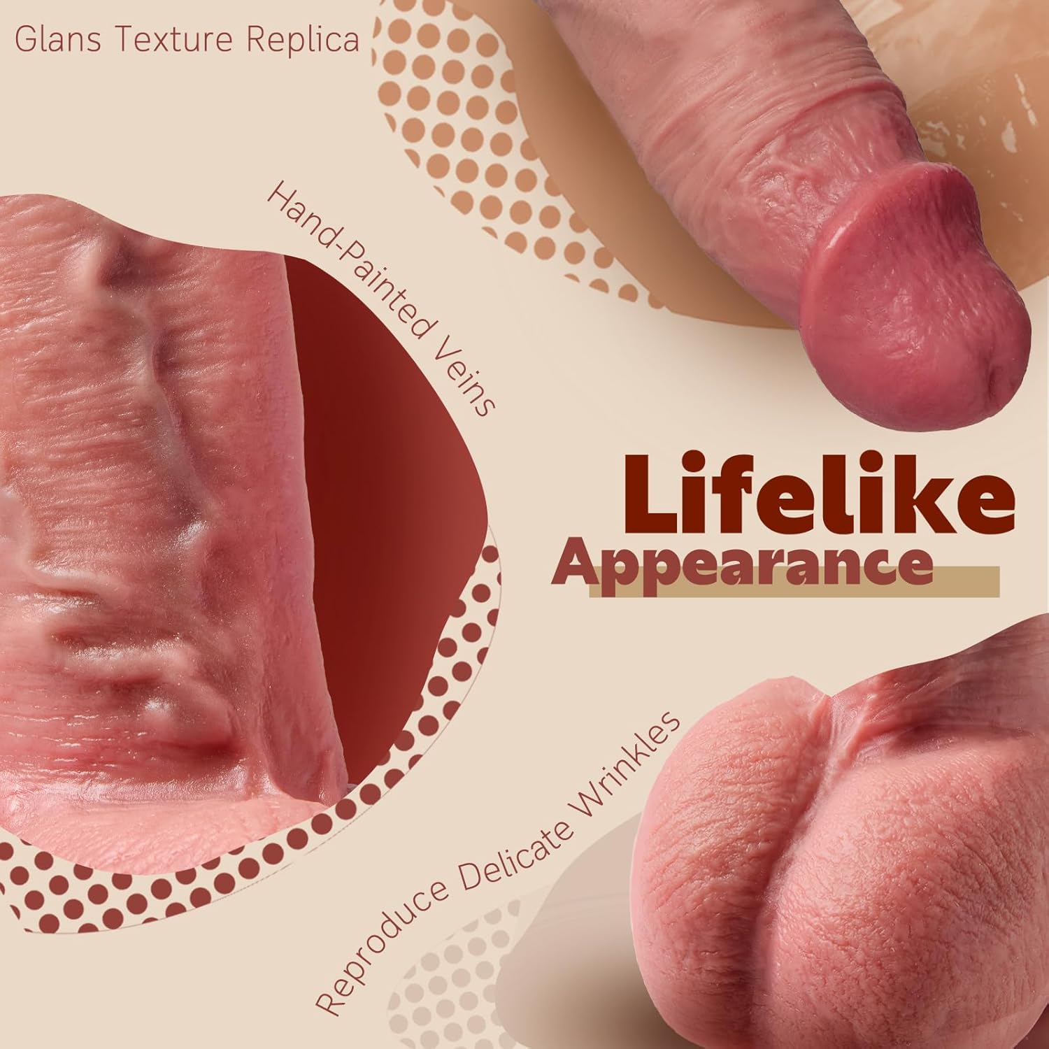 Ryder: 8" x 1.6" - Softes Flesh Like Dildo Small Realistic Dildos