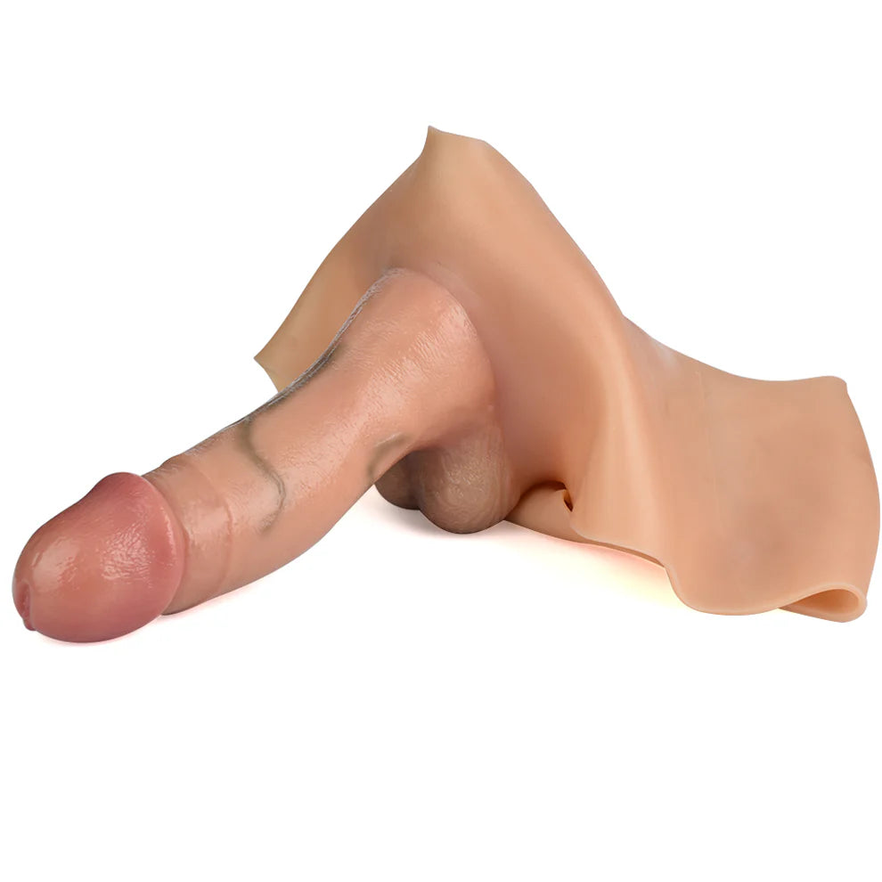 Victor ：Strapon Big Realistic Dildo Underwear Pants - Silicone Lifelike Penis Sex Toys for Women Lesbian